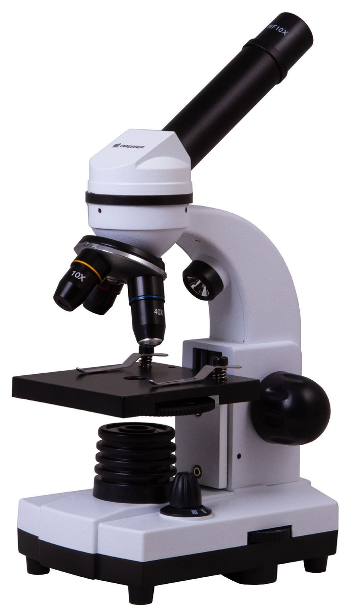Микроскоп Bresser Junior Biolux SEL 40-1600x, белый, в кейсе