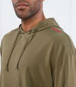 Худи Labelled Sweat Hood Hugo Bodywear - хаки(50487781)