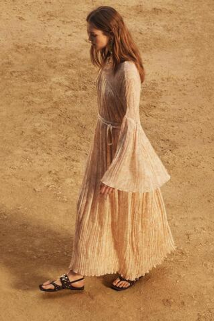 ZARA ПЛАТЬЕ С ПРИНТОМ, РАЗНОЦВЕТНЫЙ
