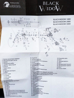 Катушка рыболовная безынерционная Black Widow 3000 (7+1BB)