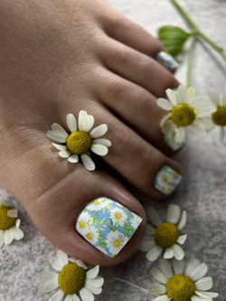 Crazy Manic Плёнки для ногтей для педикюра floral sky p
