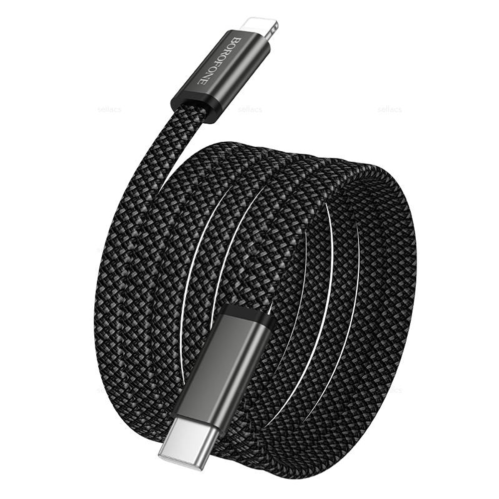 Кабель Type-C на Lightning 30W Borofone BX124 (black)