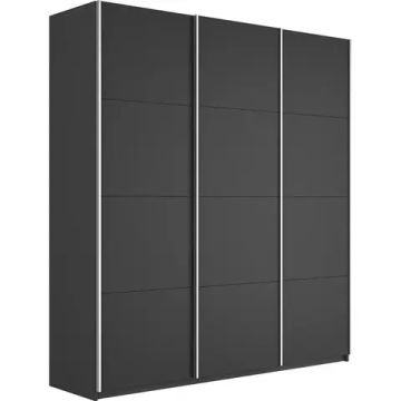 Шкаф-купе ПРАЙМ Трио ДДД бетон, диамант серый, крафт табачный