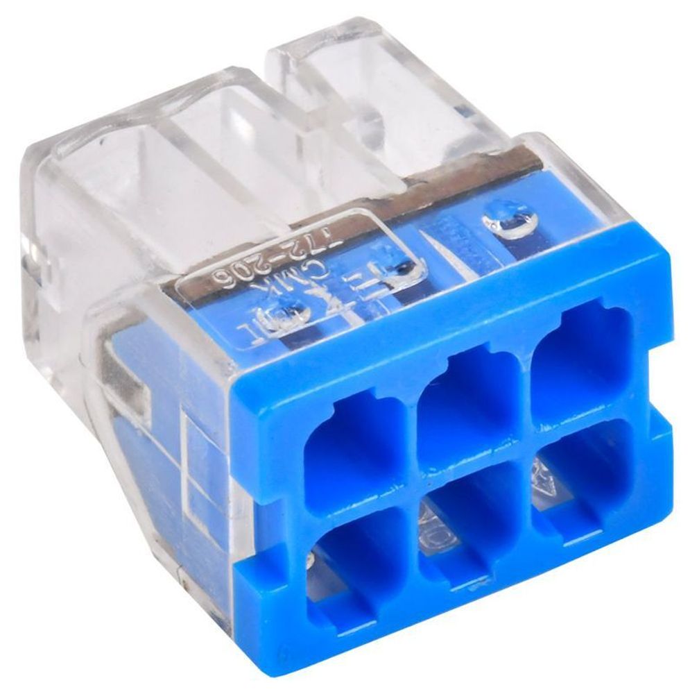 Клемма строительно-монтажная СМК 772-206 IEK UKZ30-206-001 Клемма строительно-монтажная СМК 772-206 IEK UKZ30-206-001