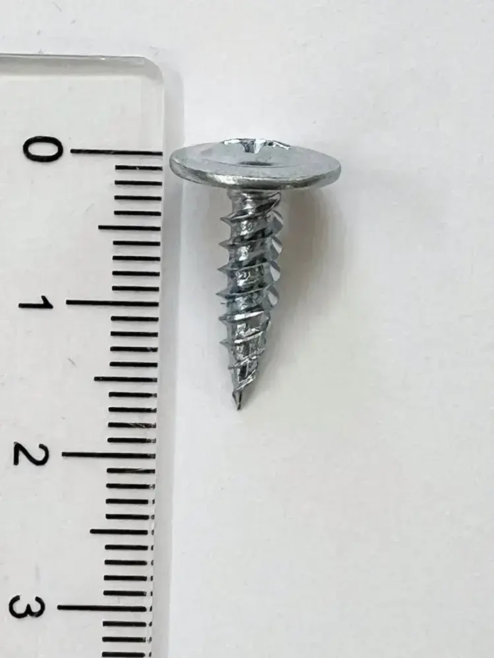 Саморезы с прессшайбой, острые, оцинкованные, с частой резьбой (по дереву и металлу) 4.2х16 мм (1 кг)