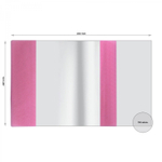 Обложка 227*450 мм, для дневников в твёрдом переплете и учебников, универсальная с цветным клапаном, Alingar, ПВХ, 110 мкм