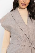 Жилет костюмный Жюлли (бежевый) Б14487-4М LT Collection