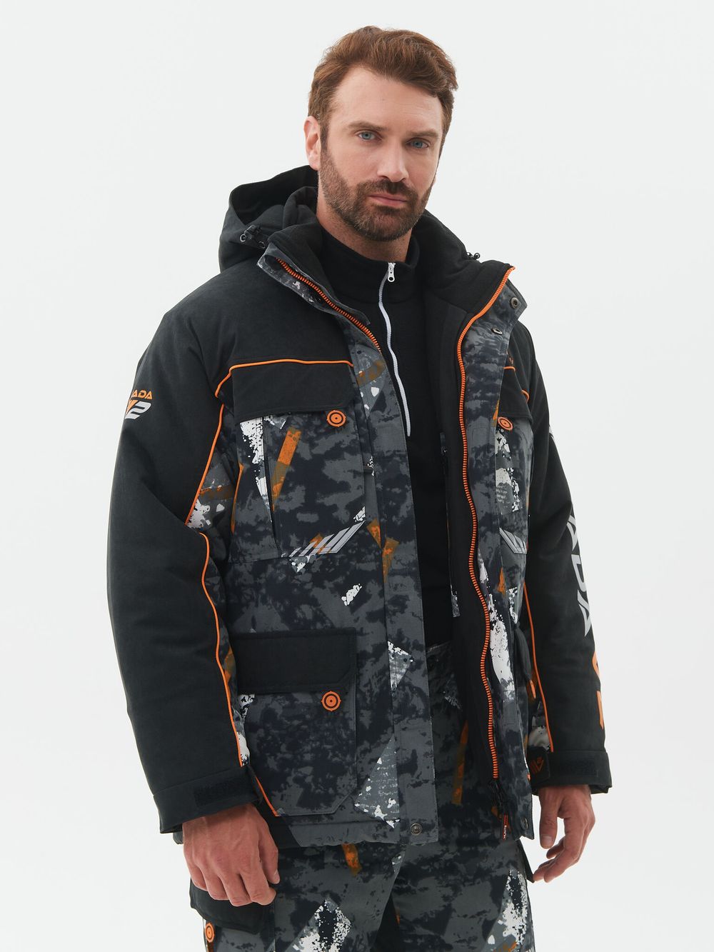 Костюм зимний Канада V-2 ткань Исландия цвет КМФ192/Черный