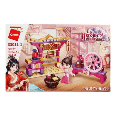 Конструктор блочный Брик для девочек, коробка 33011