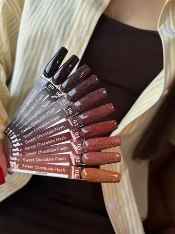 M&K Гель лак Sweet chocolate flash 02