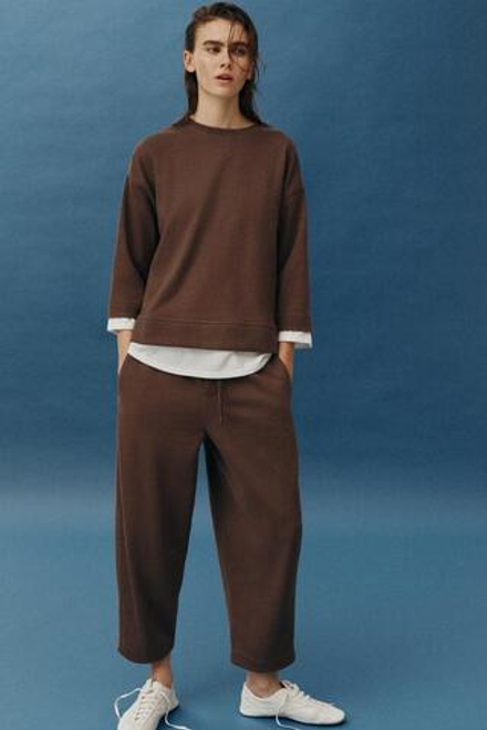 ZARA БРЮКИ BALLOON, СВЕТЛО-КОРИЧНЕВЫЙ