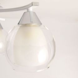 Citilux Кристи CL152130 Люстра потолочная Белая Хром