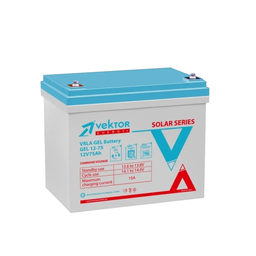 Аккумуляторная батарея Vektor Energy GEL 12-75