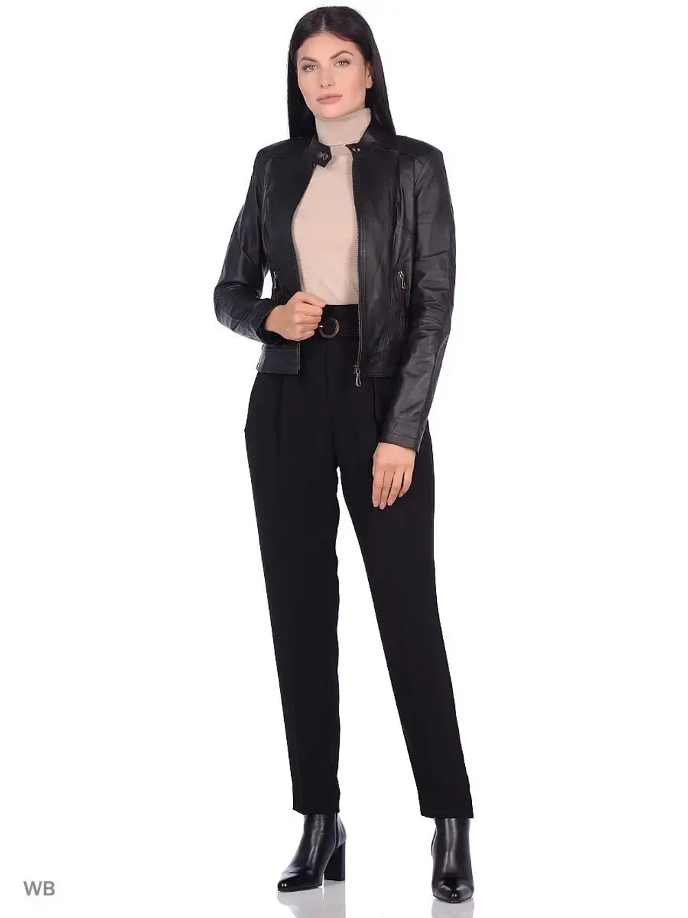 Куртка женская из натуральной кожи