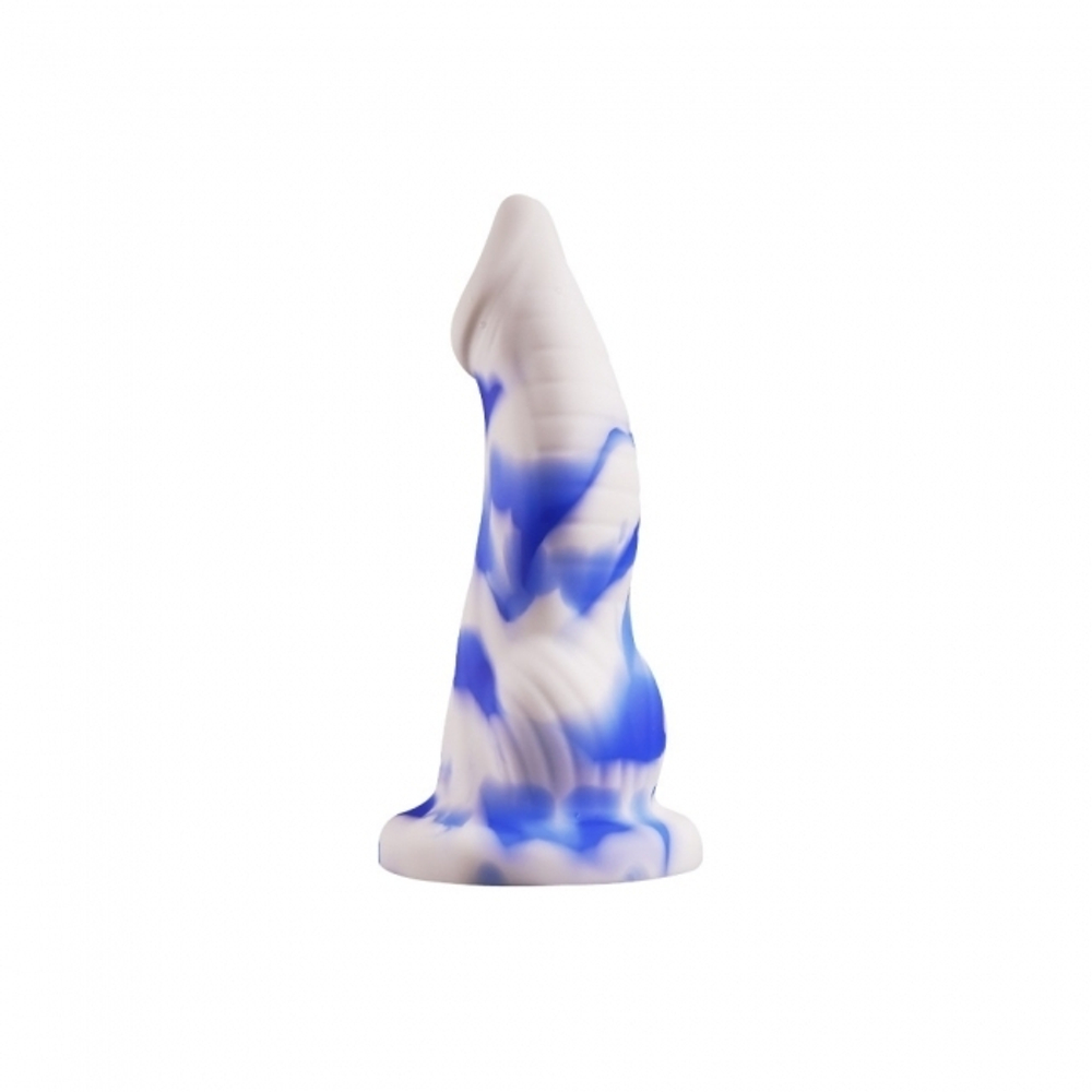 Мифический фаллоимитатор Penguin Arctic Animal голубой ROSYLAND ( 22 см ) (Цвет: белый с синим)