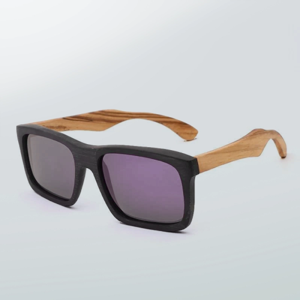 [Пример] Солнечные очки тёмные из бука