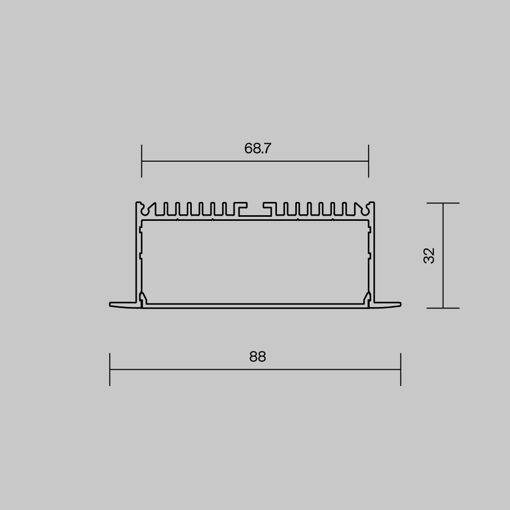 Профиль Led Strip 632007