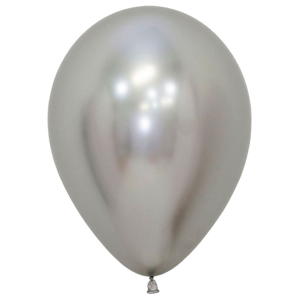 Воздушные шары Sempertex, цвет 981 хром серебро, 50 шт. размер 5&quot;