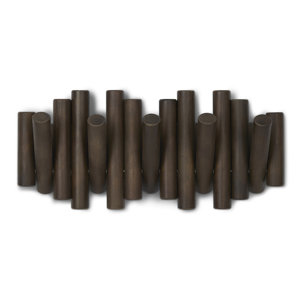 Вешалка настенная Umbra Picket состаренный орех