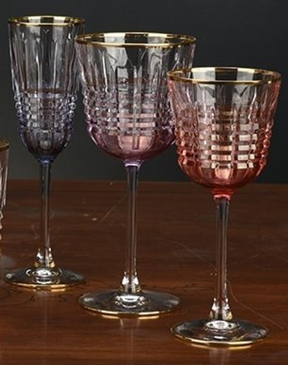 Набор бокалов для вина 6шт 21.5см Cre Art Taurus Light