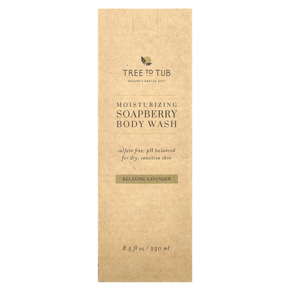 Tree To Tub, Увлажняющий гель для душа с ягодой и лавандой, 250 мл (8,5 жидк. Унции)