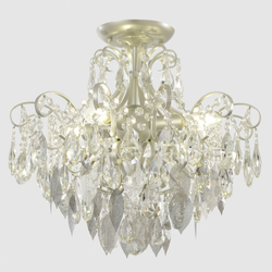 Потолочная люстра Crystal Lux ESMIRALDA PL4 SILVER