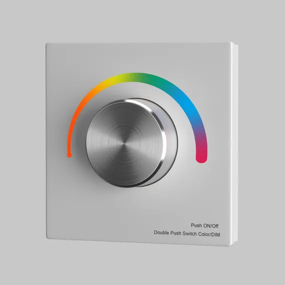 Роторная панель управления RF трехканальная 12-48В Цветная (RGB) 576Вт Lighting control 711027