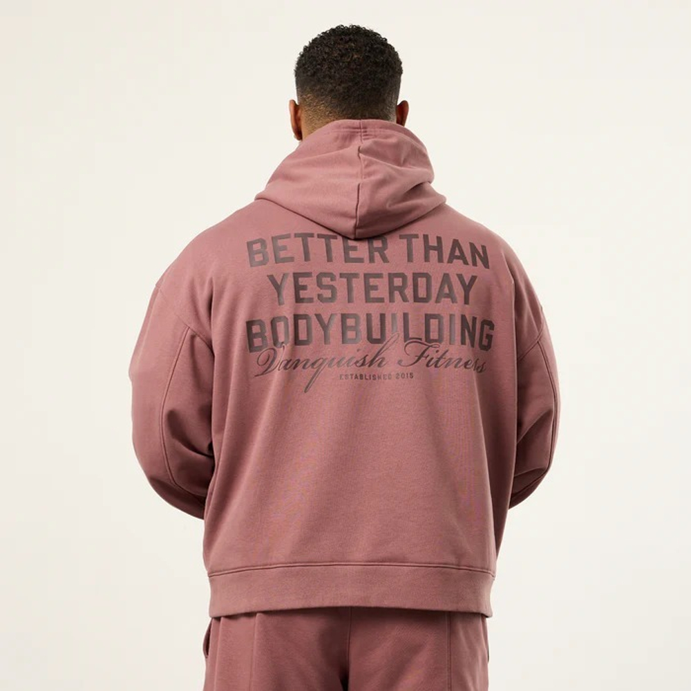 Толстовка VANQUISH Bodybuilding Hoodie Dark Mauve