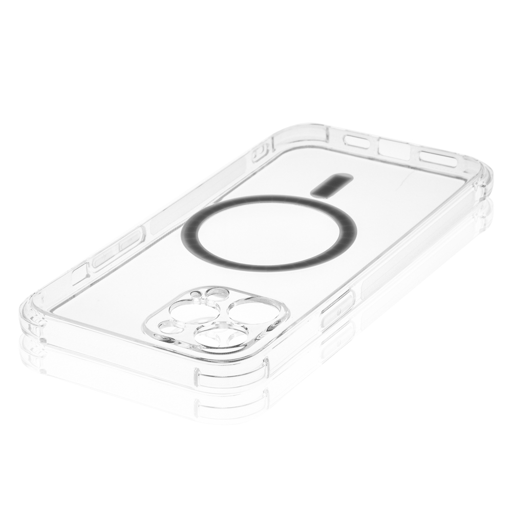 Чехол ROSCO для Apple iPhone 12 Pro Max оптом (арт. IP12PROMAX-TPU-MAGSAFE-CLEAR)