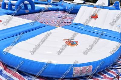 Коммерческий аквапарк на воде «Улыбка моря» 37×32×4 м