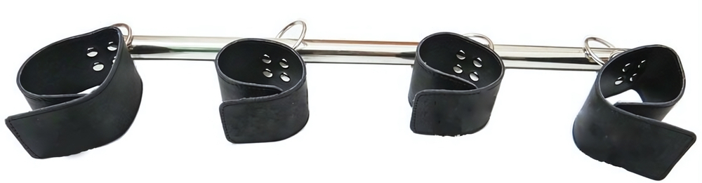 Штанга с креплением для рук и ног (Цвет: черный с серебристым)