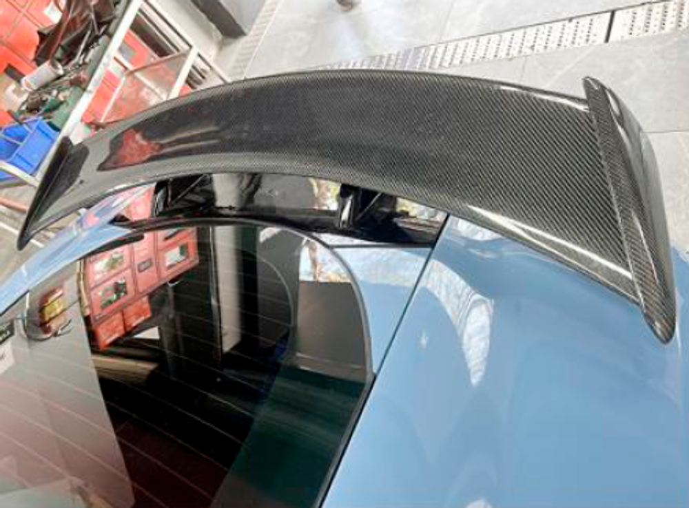 Карбоновый спойлер крыло в стиле SVR для Jaguar F-Type 2013-2024 Ягуар
