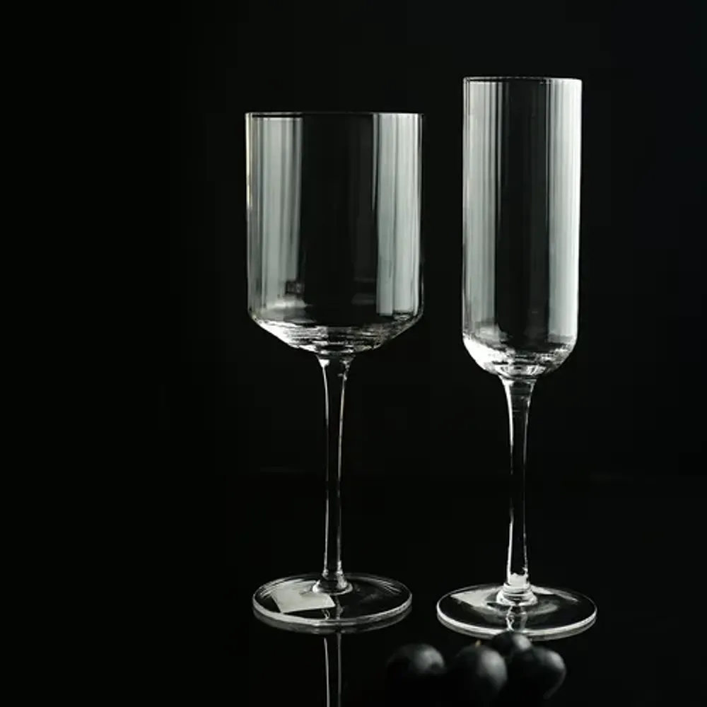 Бокал-флюте для шампанского 225 мл "Festival Optical" d 5 см h23,5 см P.L. - BarWare [6]