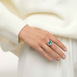 Кольцо с Турмалином и Бриллиантами, R0030-57/1