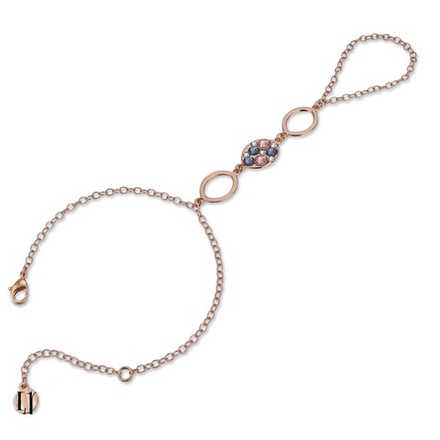 Браслет  Boccadamo "Hand Kiss" XBC014RS BL/RG