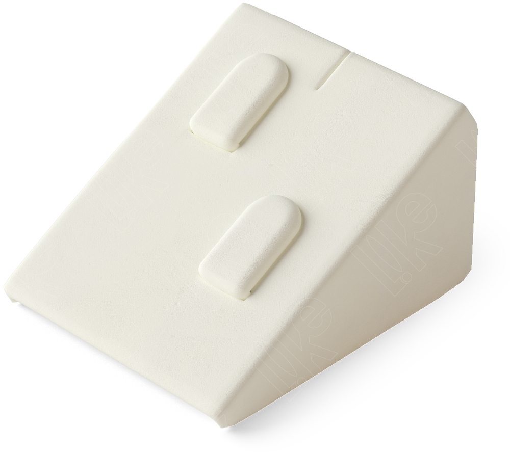 Вкладыш 08/стойка/для 2 колец/2 вертикальных язычка/прорезь для нитки