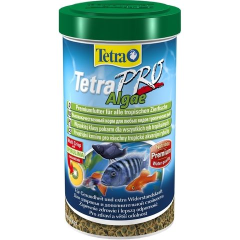 TetraPro Algae Crisps (чипсы) 500мл Специальный корм для травоядный рыб (Германия)