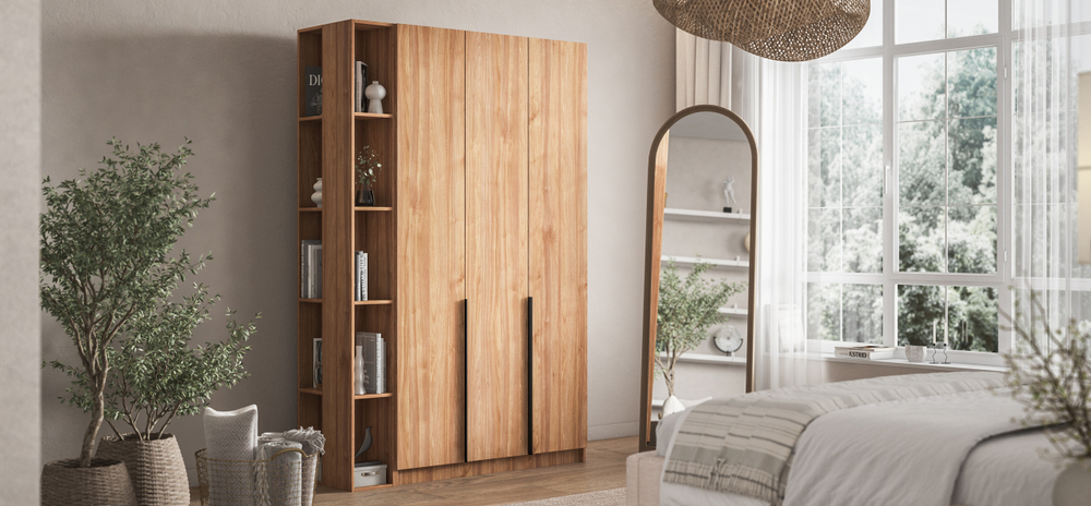 Стеллаж 220 Орех Селект