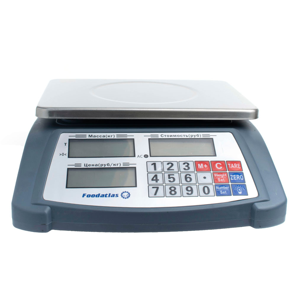 Торговые весы Foodatlas 30кг/1гр YZ-506
