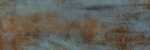 Настенная плитка ALMA Ceramica TWU12OXD40R Oxide 74x24.6 голубая / коричневая глянцевая под металл