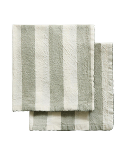 Zara Home столовая салфетка из хлопка, узор в полоску, 45 45 см (комплект 2 шт.) · 2277/022