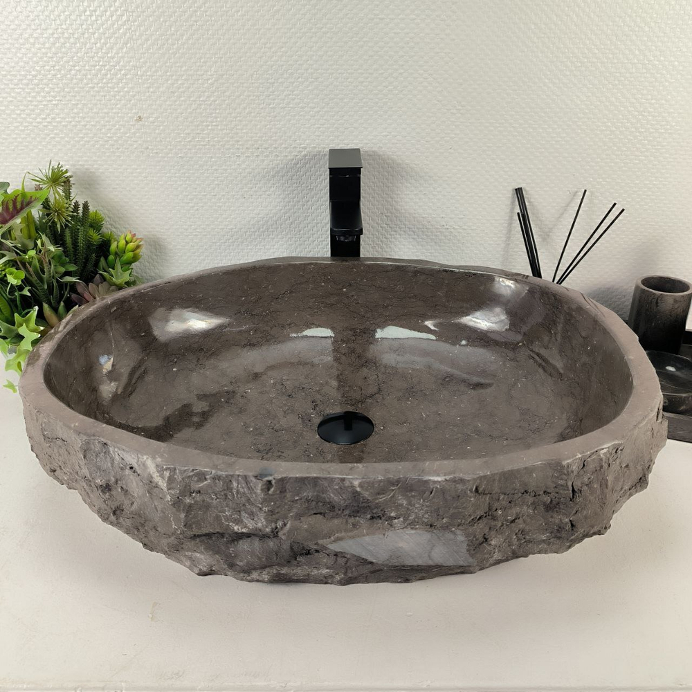 Раковина из мрамора Erozy Grey EM-65031 64*50*15 0890
