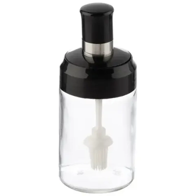 Банка для масла с кисточкой, Vassetto, объем: 240 мл, стекло