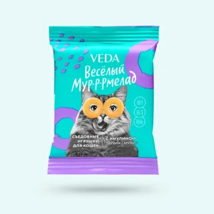 VEDA Весёлый Мур-р-рмелад с инулином, лакомство для кошек