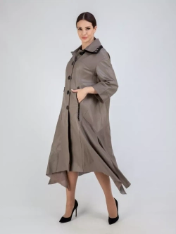 Плащ кожаный натуральный