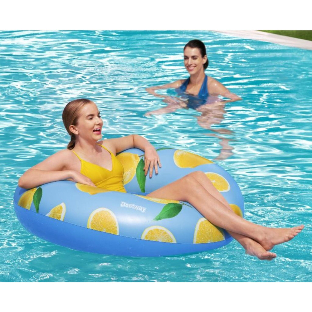 Круг надувной 119 см, Bestway, Лимонная сенсация, от 12 лет, 36229