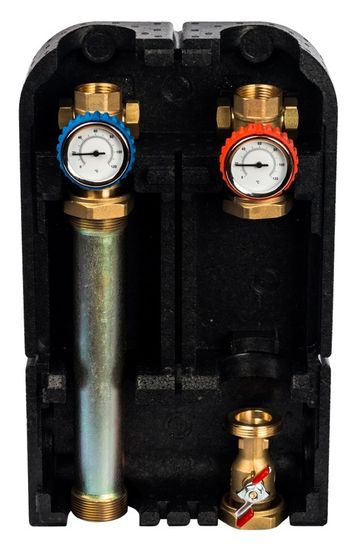 Насосная группа Stout 1" SDG-0001-002501 без насоса (без смесителя) с прямым контуром