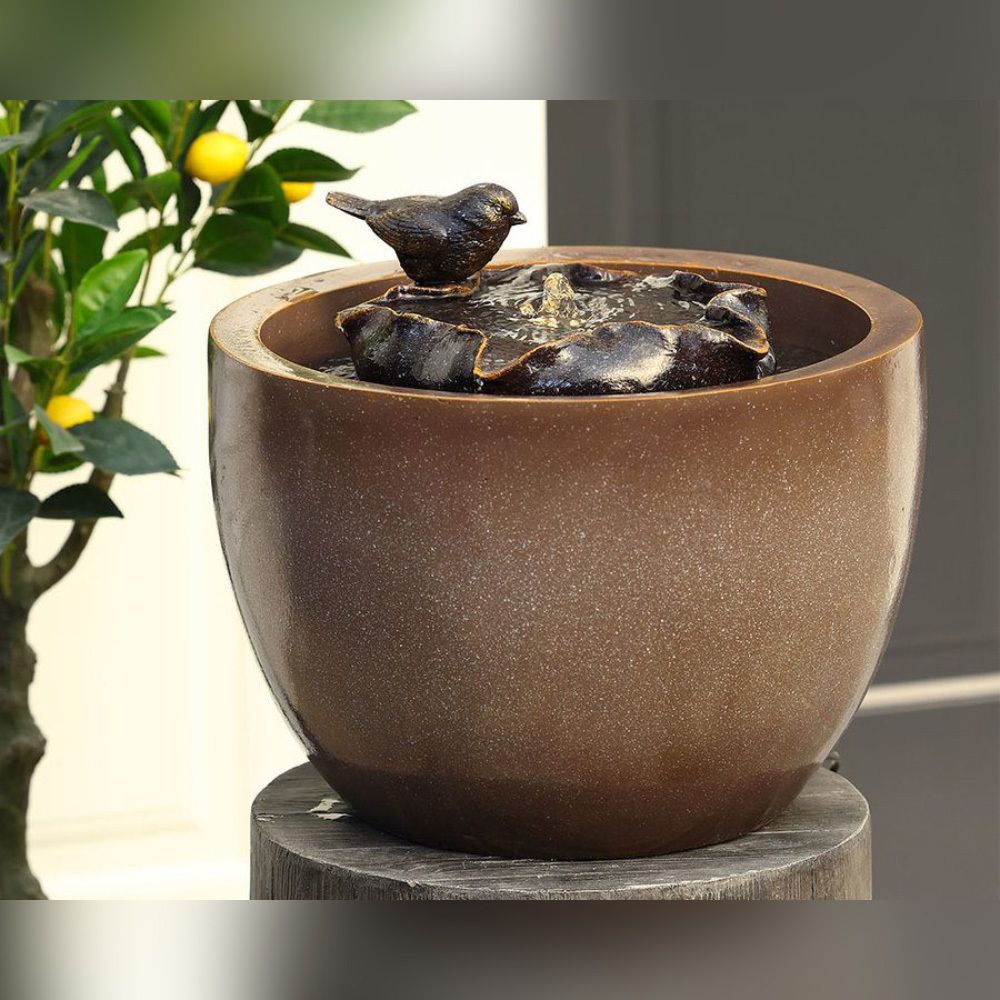 Waterfall Фонтан декоративный с подсветкой ''Кувшинка''