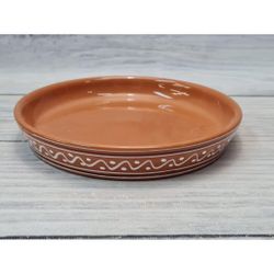 Тарелка d 20 см h3,5 см 450 мл "Псковский" керамика ПГ [6]