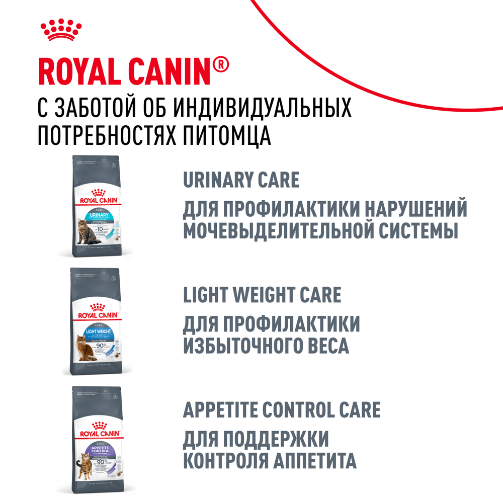 Royal Canin Digestive Care Дайджестив Кэа Корм сухой профилактика нарушений пищеварительной системы для взрослых кошек 400г